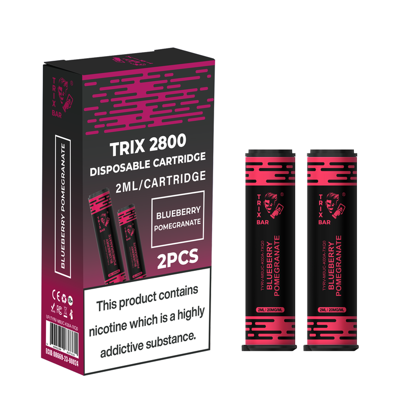 TRIX BAR MAX 2800 2xCARTRIDGES