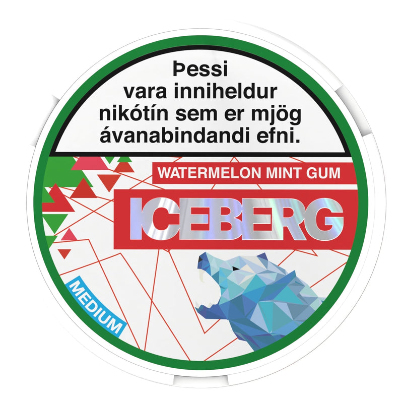 ICEBERG - Watermelon Mint Gum 20MG