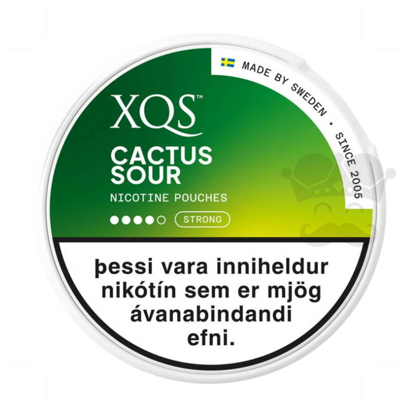 XQS CACTUS SOUR SLIM STRONG NICOTINE POUCHES