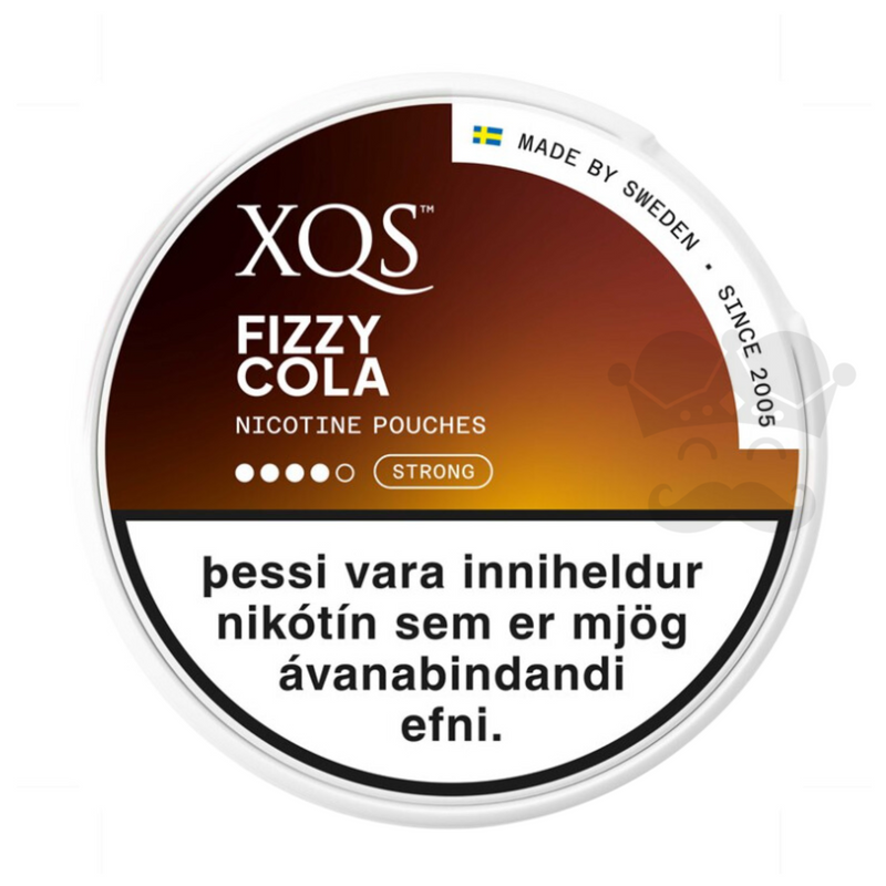 XQS BLACK Fizzy Cola Strong NICOTINE POUCHES