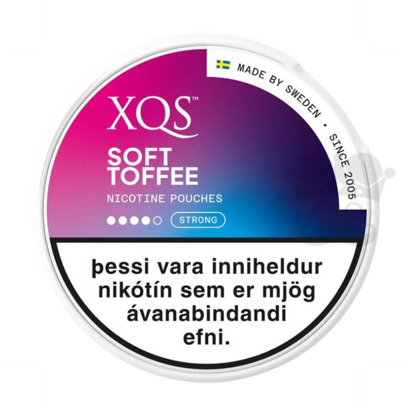 XQS SOFT TOFFEE STRONG NICOTINE POUCHES