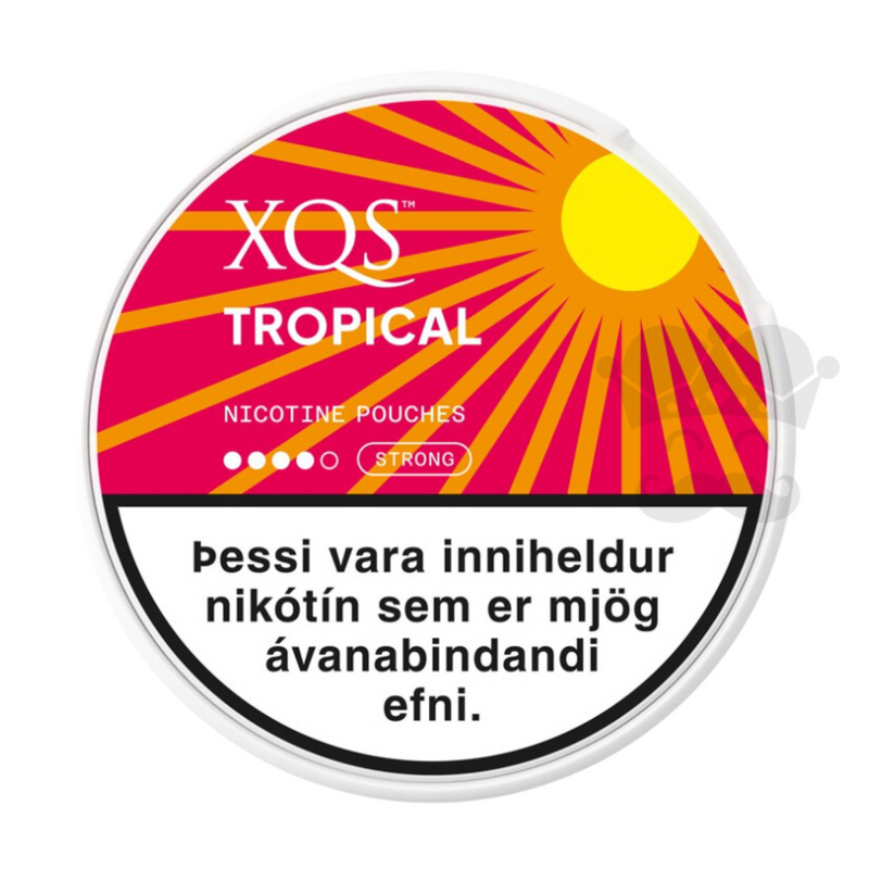 XQS TROPICAL LIMITED EDITION SLIM STRONG NICOTINE POUCHES