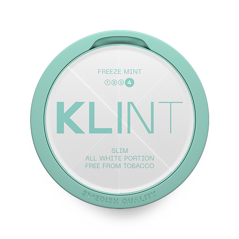 KLINT FREEZE MINT #4 SLIM EXTRA STRONG NICOTINE POUCHES