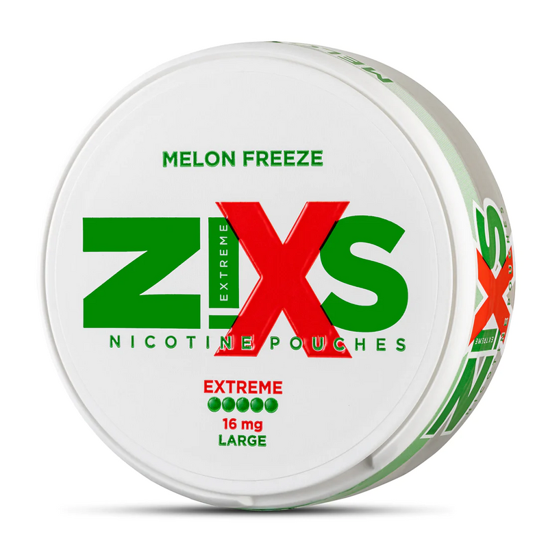 ZIXS MELON FREEZE LARGE EXTREME NICOTINE POUCHES